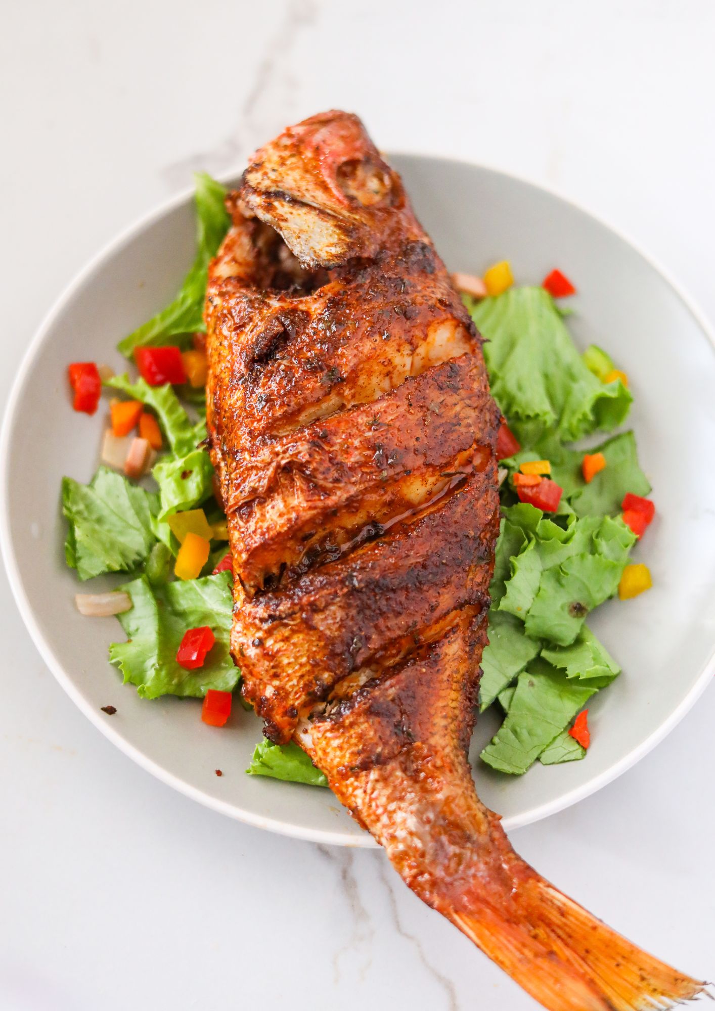 Air Fried Croaker Fish — Nigerian seafood recipe