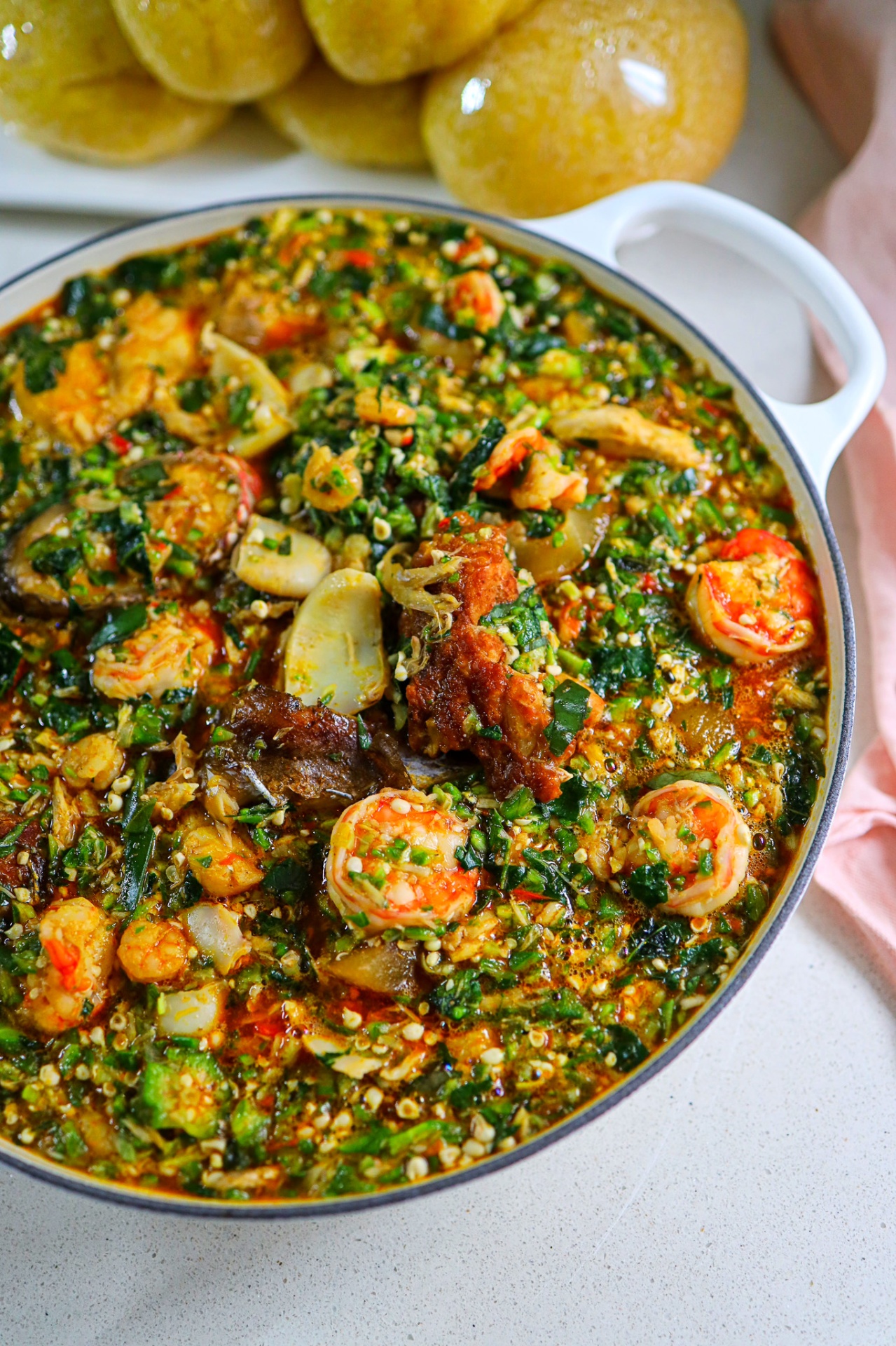 Surf & Turf Okra Soup — Nigerian soup recipe